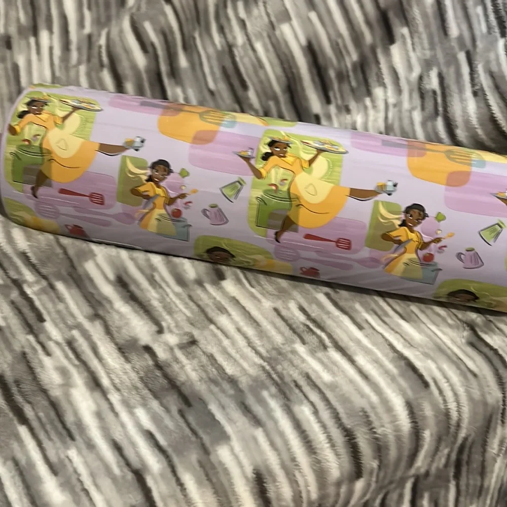 Disney, Tiana from the Princess and the frog wood and ceramic large, rolling pin